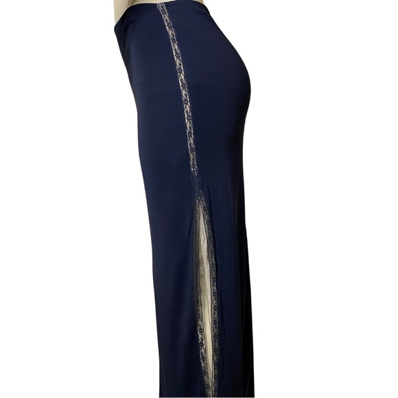 Rozae Nichols Designer Women’s Maxi Black Lace Skirt - Picture 3 of 7